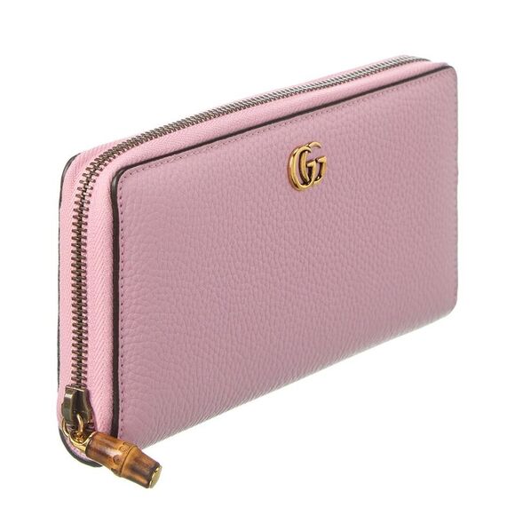 Gucci Bamboo Leather Zip Around Wallet - Picture 3 of 4